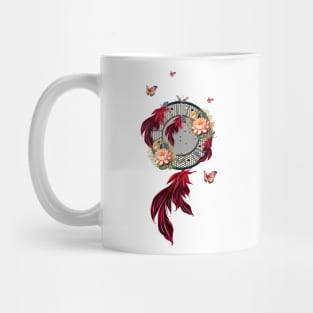 Wonderful dreamcatcher and butterlies Mug